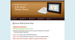 Desktop Screenshot of emnavahistory.com